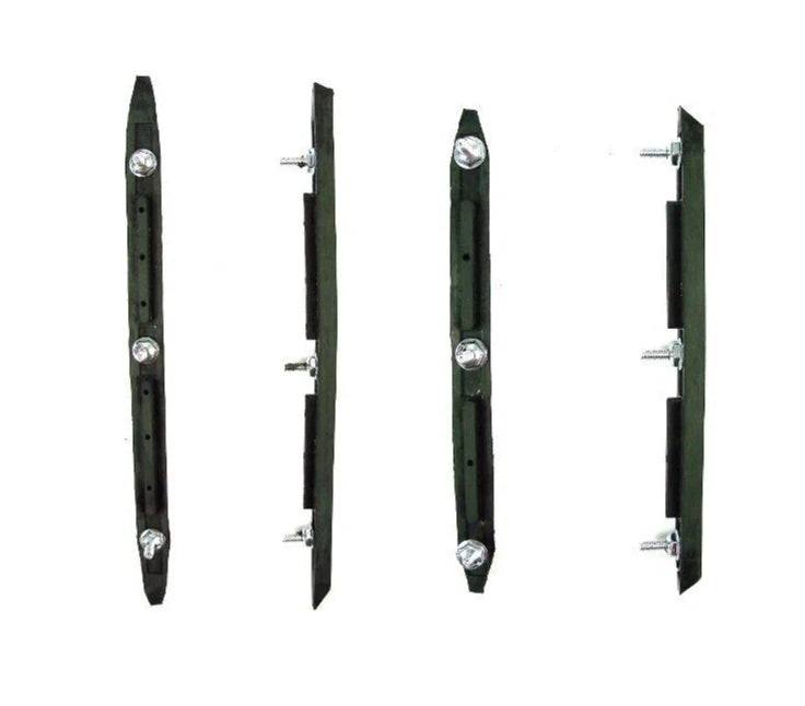 Bumper Guard Insert Pads Front Rear Replacement for Chevy Chevelle (1971–1972)
