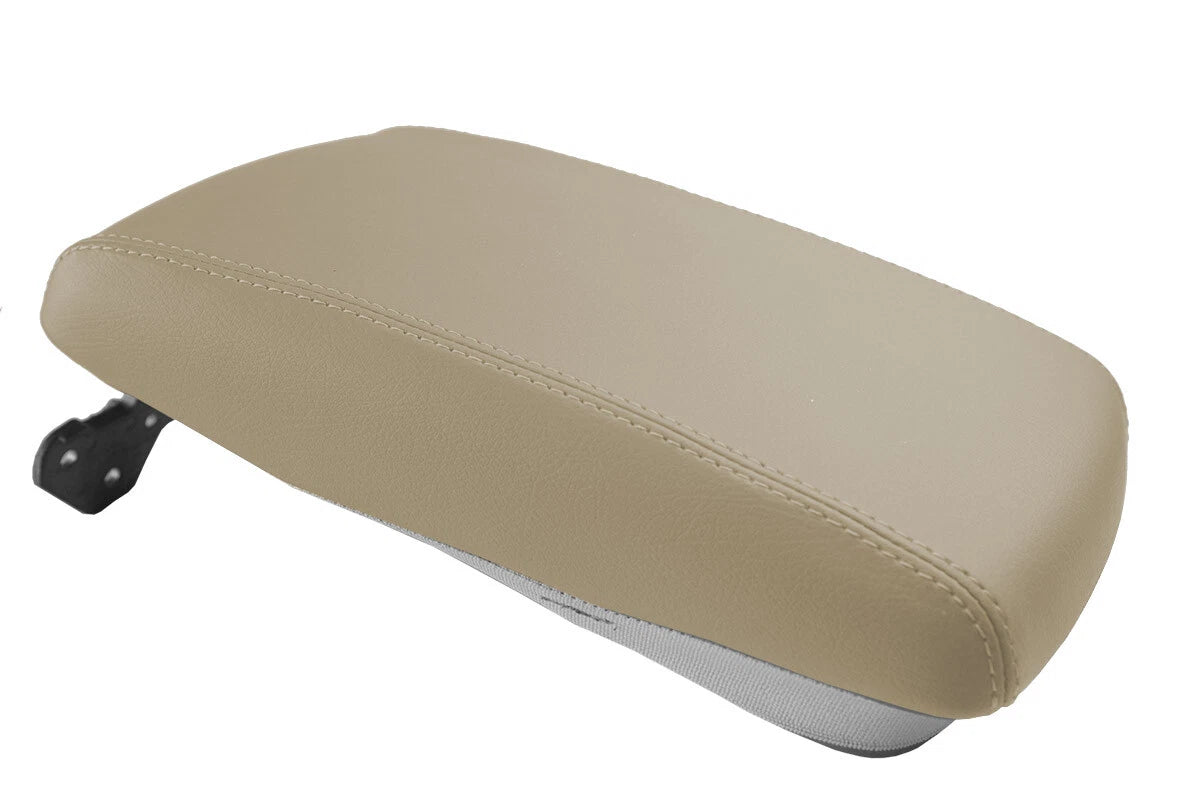 Leather Console Lid Pull Over Cover for Hyundai Genesis (2009–2014) Beige