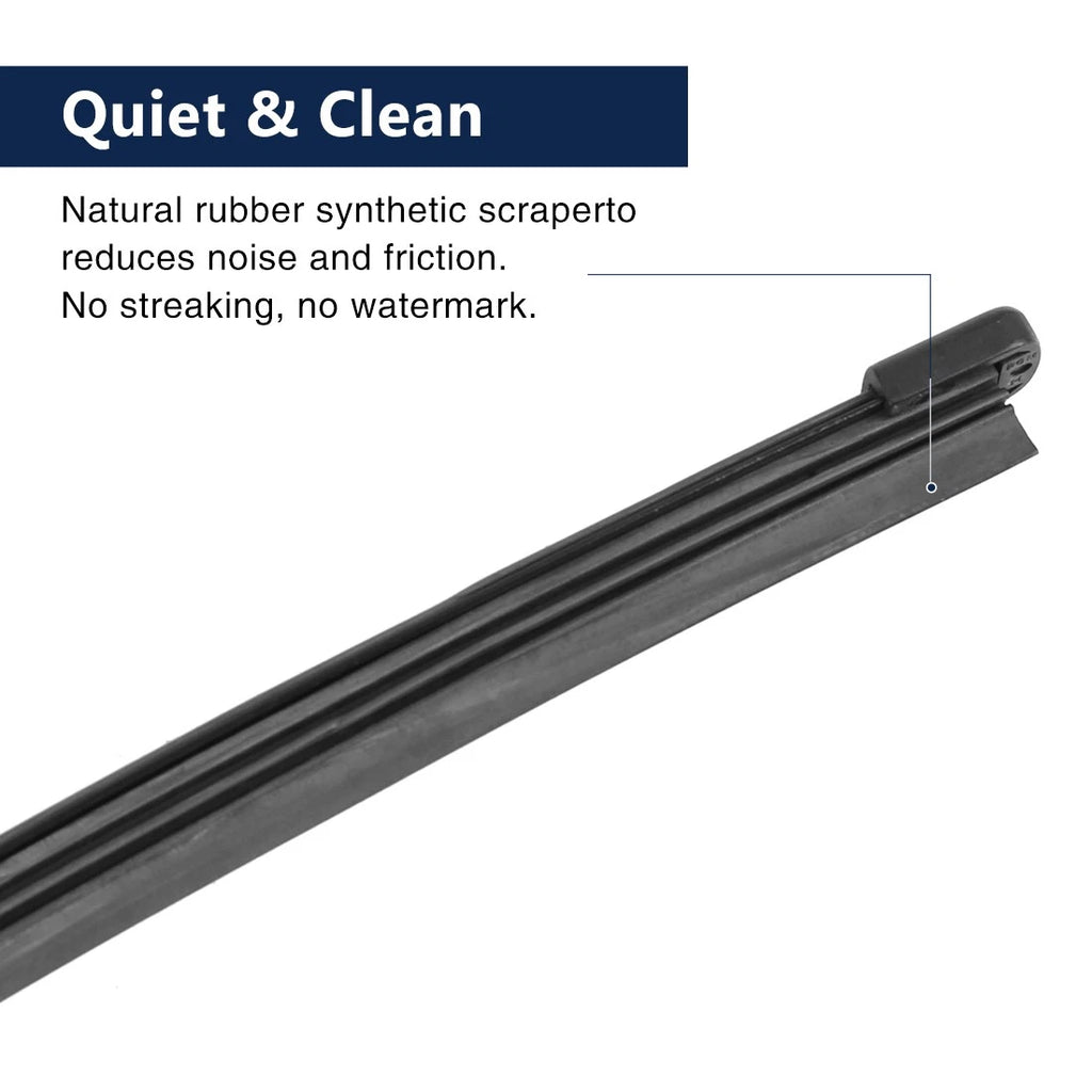 Set of 2 Rear Windshield Wiper Blade Arms 285mm for Volkswagen Passat B6 (2005–2010)