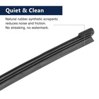 Set of 2 Rear Windshield Wiper Blade Arms 285mm for Volkswagen Passat B6 (2005–2010)