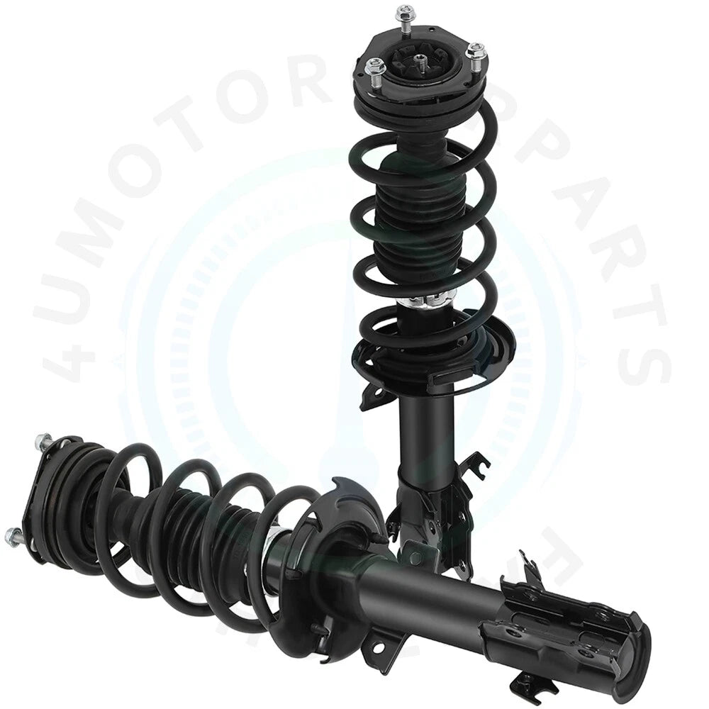2X Front Complete Shocks Struts Coil Springs for Ford Fiesta (2014–2015)