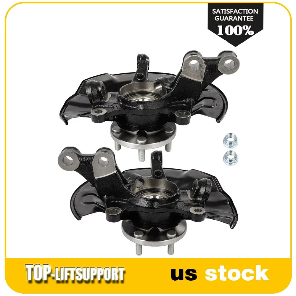 2X Front Steering Knuckle Wheel Bearing Hub for Toyota Corolla (2014–2018)