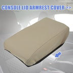 Neoprene Center Console Lid Armrest Cover for Ford Edge (2015–2022) 724117632632
