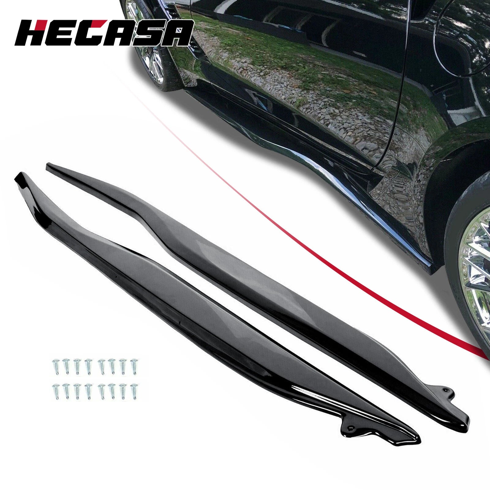 Z06 Style Side Skirt Rocker Panels for Chevrolet Corvette C7 (2014–2019)