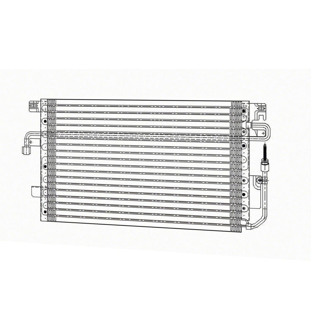 Replacement A C Condenser with Internal Transmission Cooler for Ford F150 (2011–2020)