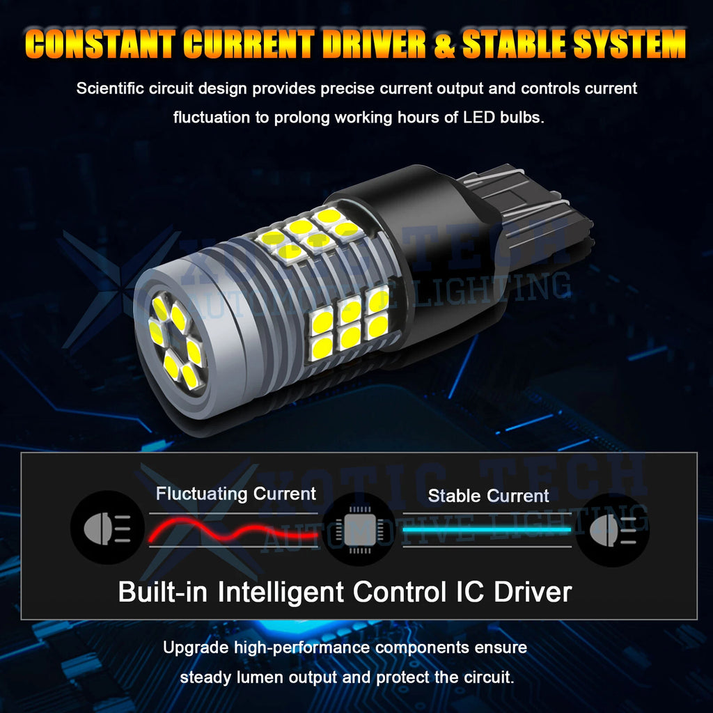7440 LED Strobe Flash Backup Reserve Light Bulb for Ram 1500 2500 3500 (2013-2019)