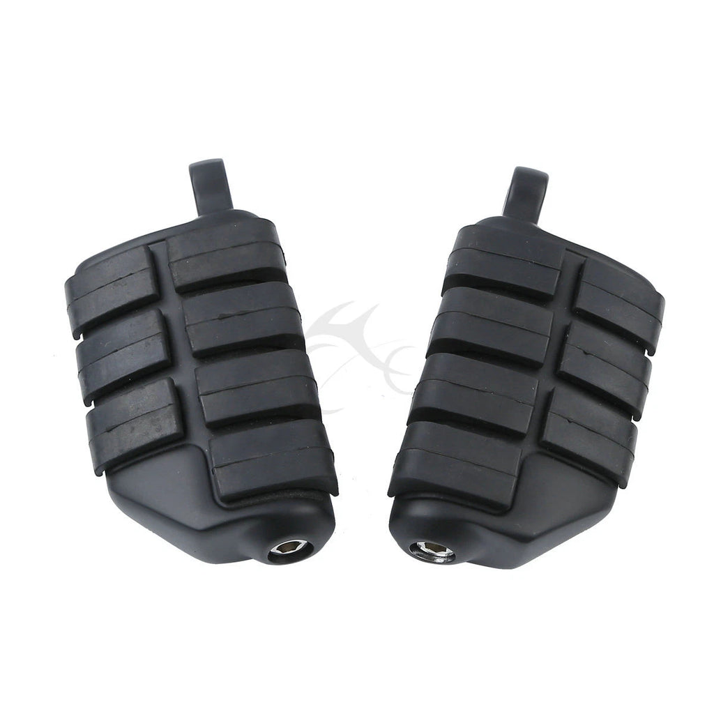 Pair Matte Black Foot Pegs for Harley Sportster XL 1200 883 (2004–2023)