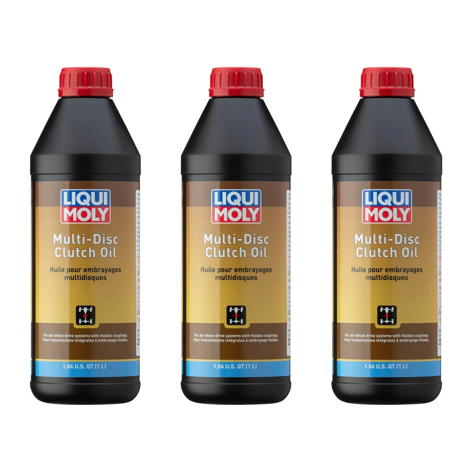 Set of 3 Liqui Moly Hydraulic Oil for Multi-disc Clutch (3x1L)