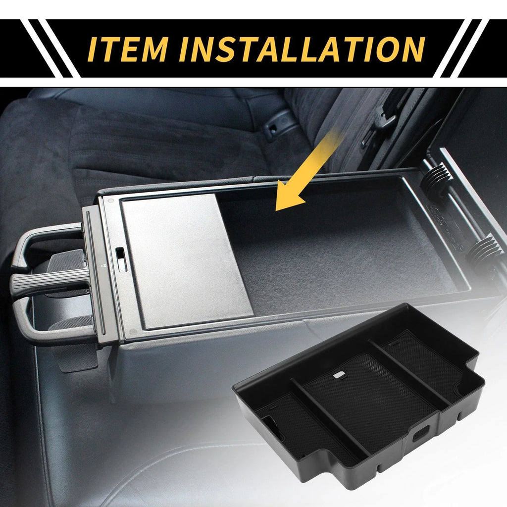 Center Console Organizer Tray for Chevy Silverado 1500, GMC Sierra 1500 (2014-2023)