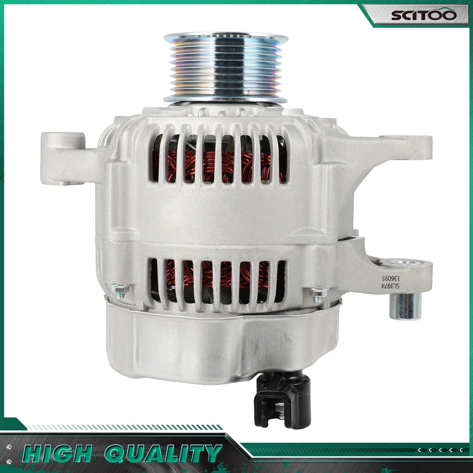 Alternator for Dodge Ram 2500 (1999–2000) L6 5.9L CW 8-Groove 13766