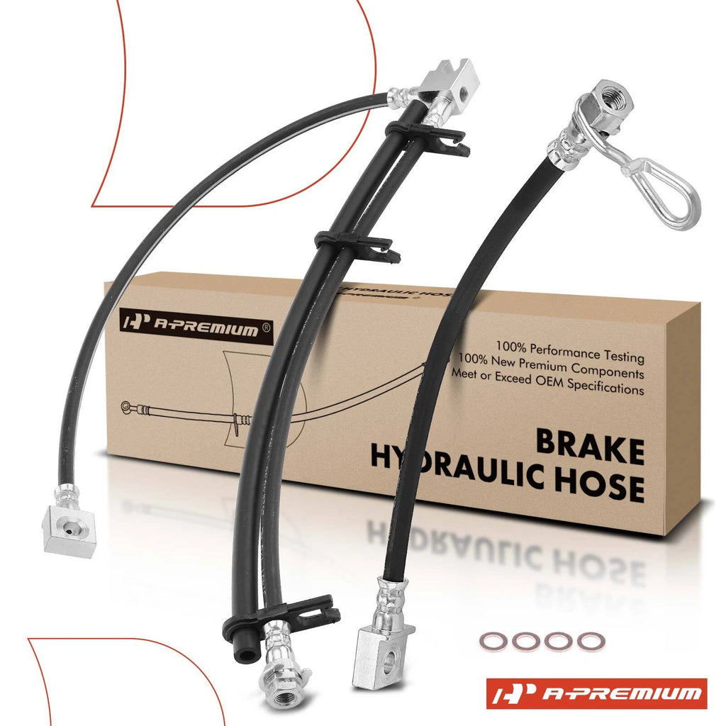 2X Rear Brake Hydraulic Hose for Ford E-450 Super Duty (2008–2014, 2017–2019, 2021)