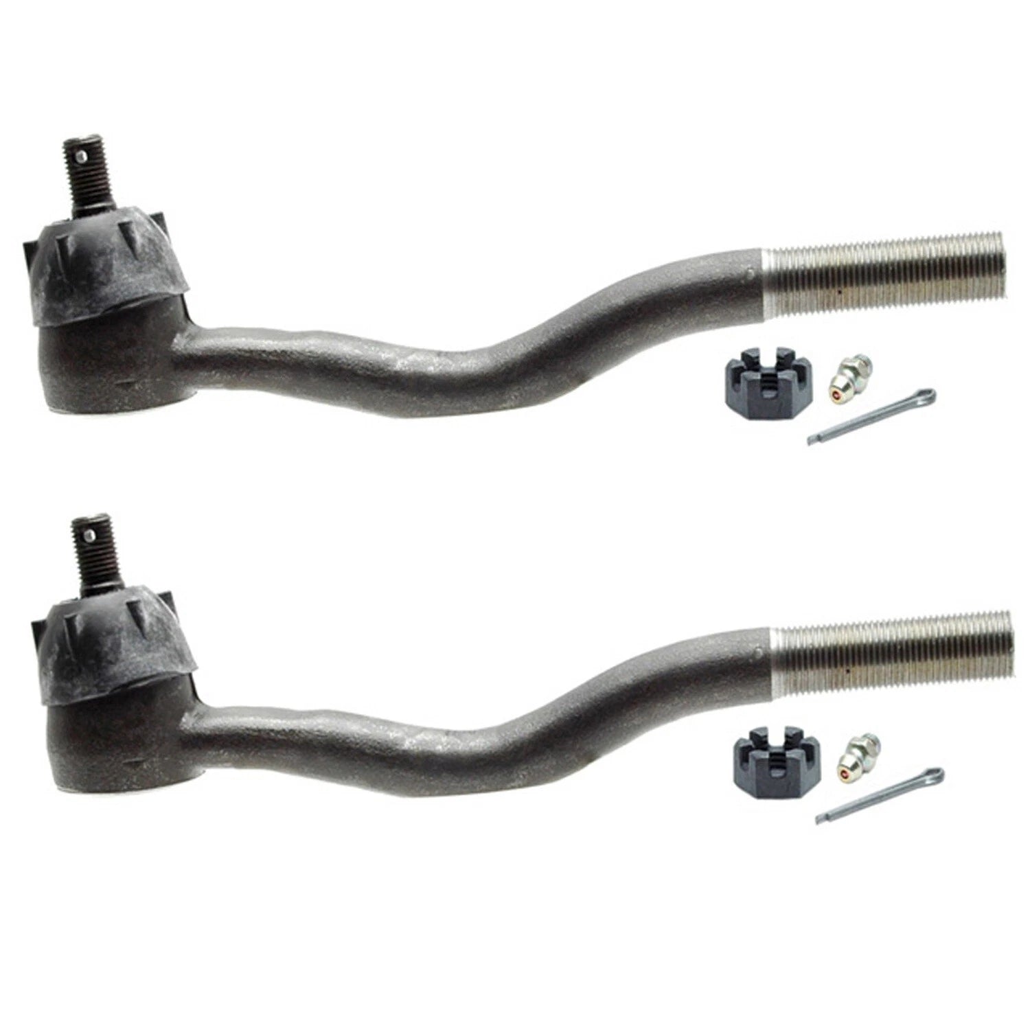 Set of 2 Inner Steering Tie Rod Ends Moog for Ranchero Falcon (1960–1979)