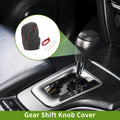 1 Pc Gear Shift Knob Cover for Nissan Altima (2013–2018) Pebbled Black Red