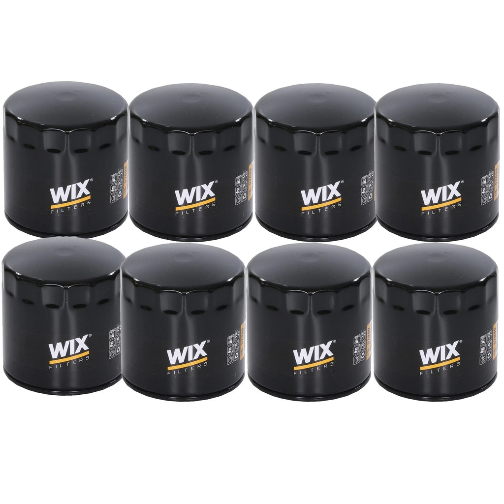 Set of 8 Wix Engine Motor Oil Filters (Spin-On) for Chrysler Dodge Jeep Ram