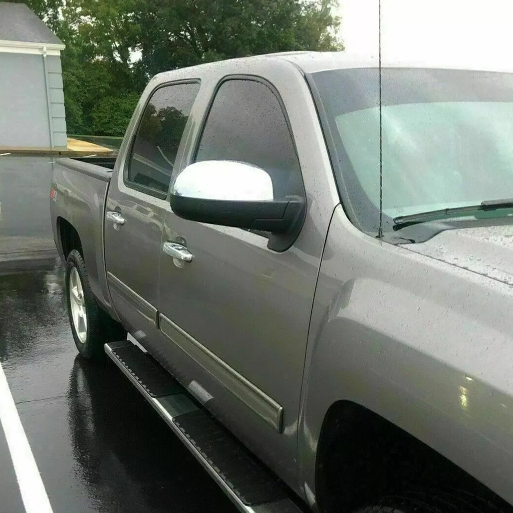 Clip-On Mirror Cover Caps for Chevy Silverado Tahoe GMC Sierra (2007–2014)