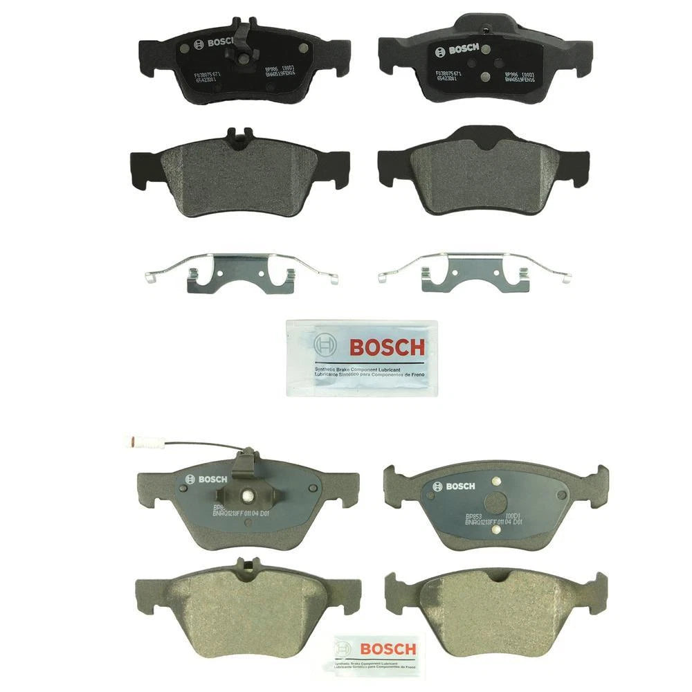 Bosch QuietCast Disc Brake Pads Kit for Mercedes W211 E-Class (2003–2009)
