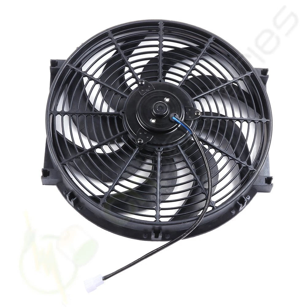 2X Radiator Condenser Cooling Fan for Toyota Avalon, Celica (Universal 14")