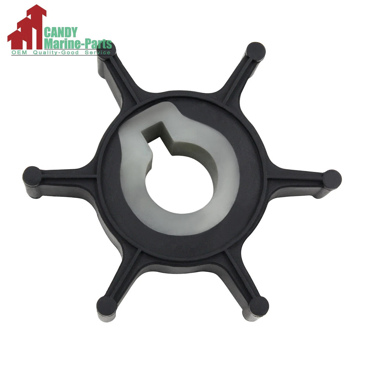 Water Pump Impeller for Yamaha 2HP Outboard (P45, 2A, 2B, 2C, 646-44352-01-00)