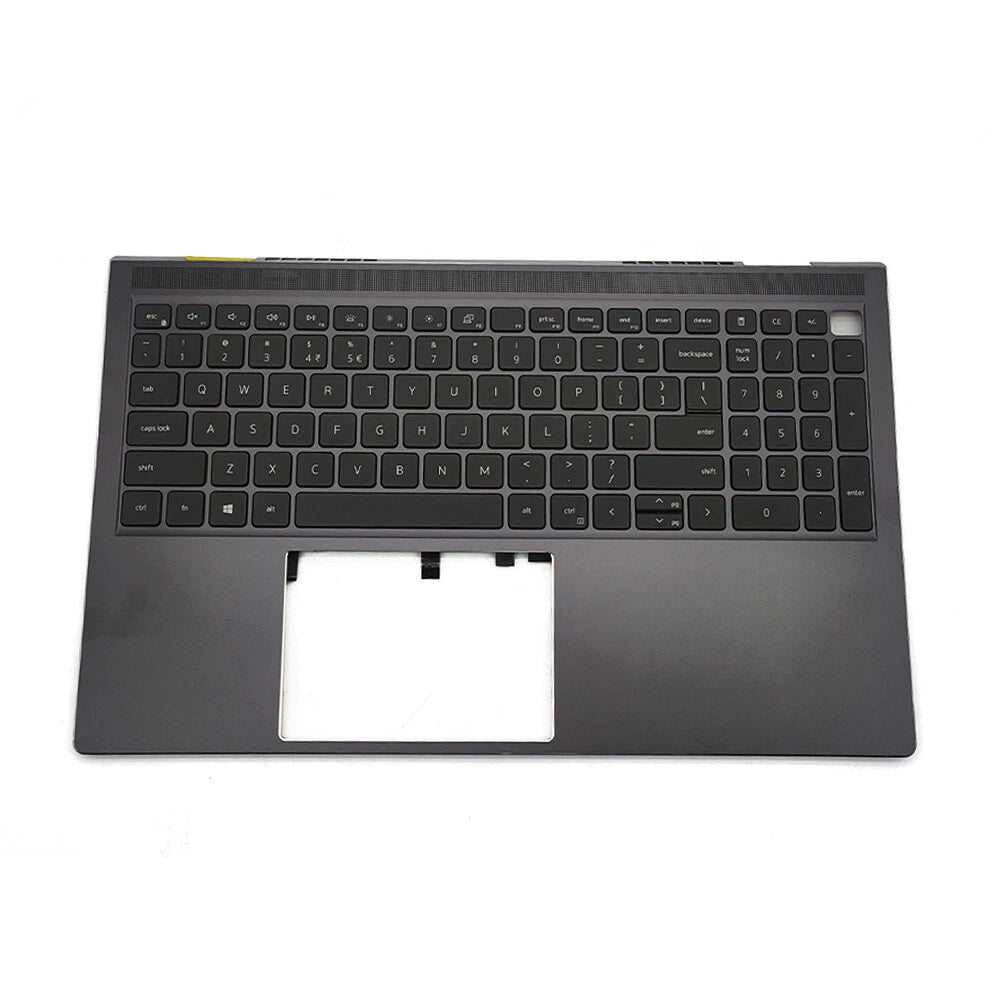 Palmrest Backlit Keyboard for Dell Vostro 15 7510 (2021–2021) 0XV1DW Black US