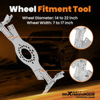 4-Lug Bolt Pattern Tool for 4x98 4x100 4x108 4x110 4x114.3 4x130