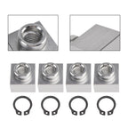 Set of 4 Insert Nut & Snap Ring 04414 03400 for Triton XT & LT