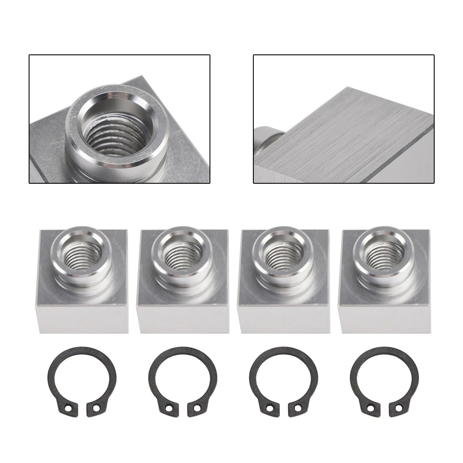 Set of 4 Insert Nut & Snap Ring 04414 03400 for Triton XT & LT