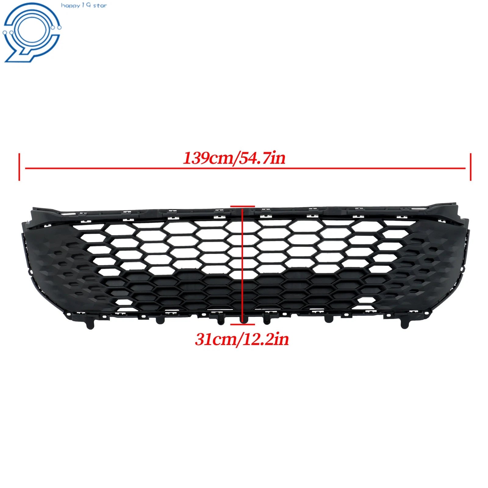 Front Bumper Lower Grille Mesh for Toyota Camry SE (2025) Matte Black