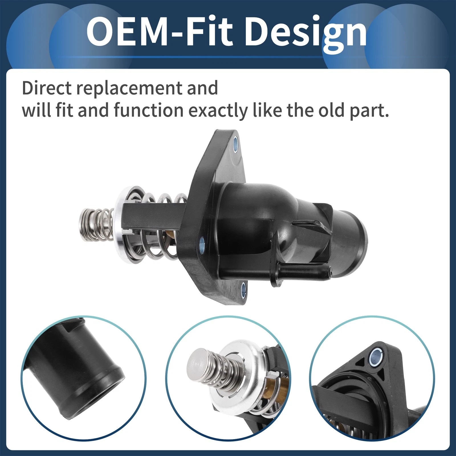 Engine Coolant Thermostat Housing Assembly for Chevrolet Silverado 1500 (2007–2013)