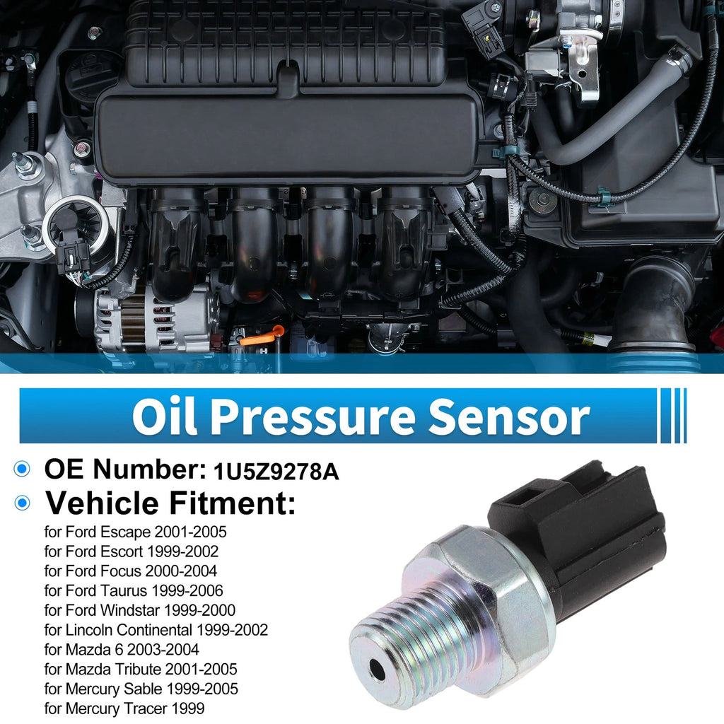 1 Pcs Engine Oil Pressure Sensor No.1U5Z9278A for Ford Escape (2001–2005)