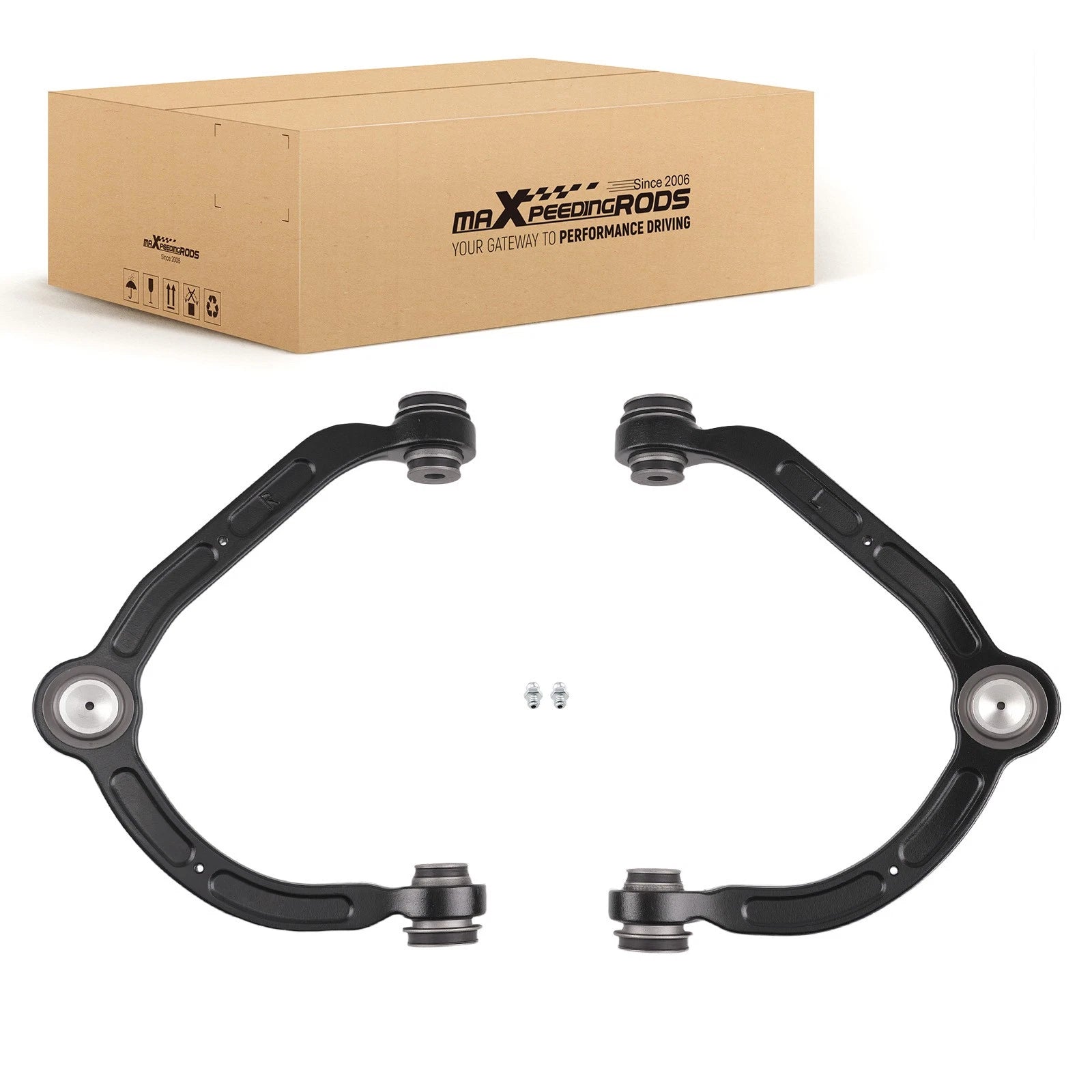 Pair Front Upper Control Arms for Chevy Silverado 2500 (2007–2014)