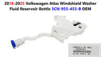 Windshield Washer Fluid Reservoir Bottle for Volkswagen Atlas (2018–2025) 3CN-955-453-B
