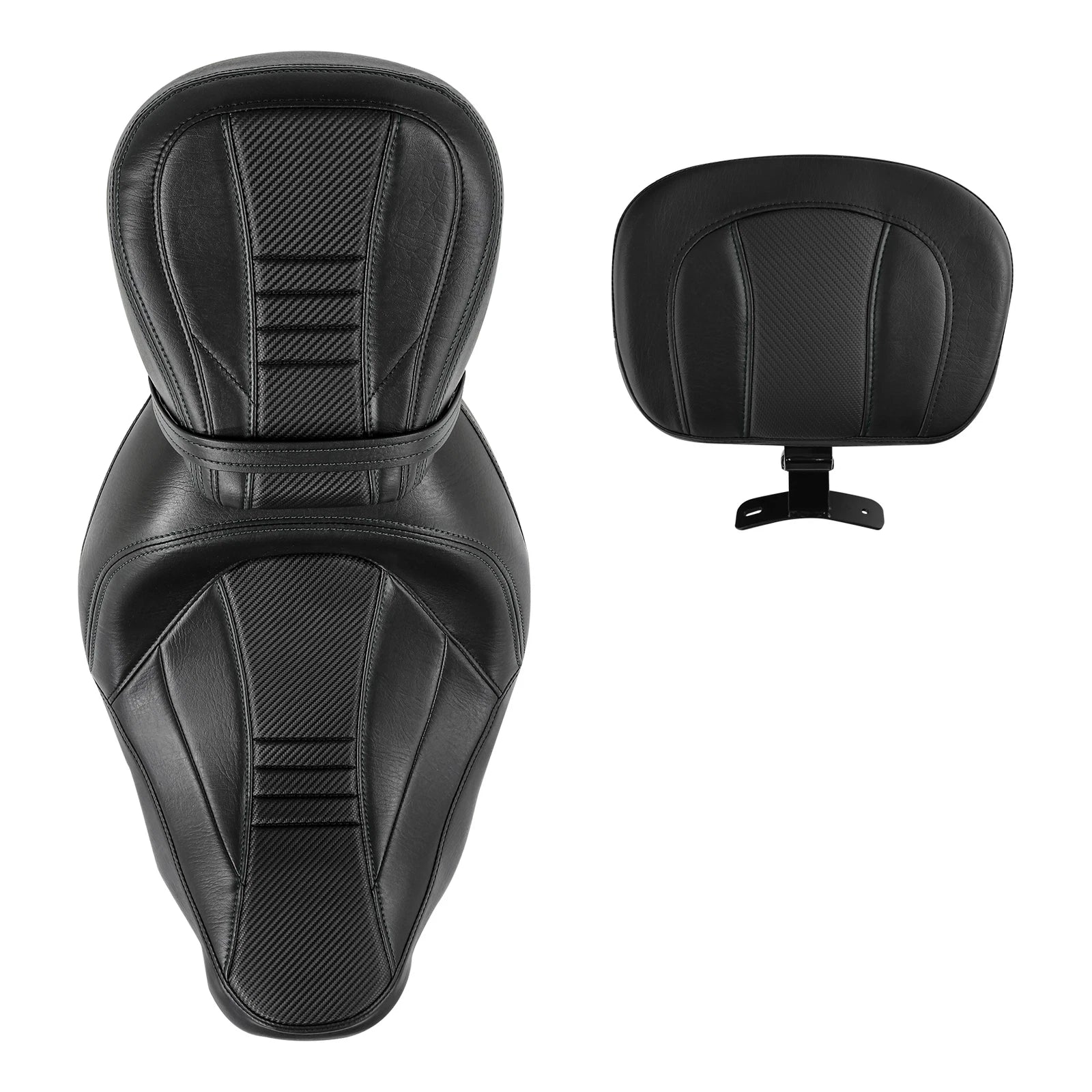 Driver Passenger Seats & Rider Pad for Harley Street Road Glide (2009–2023)