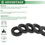 Set of 5 Oil Seal Ring 16x28x7mm NBR Rubber for Various Models 