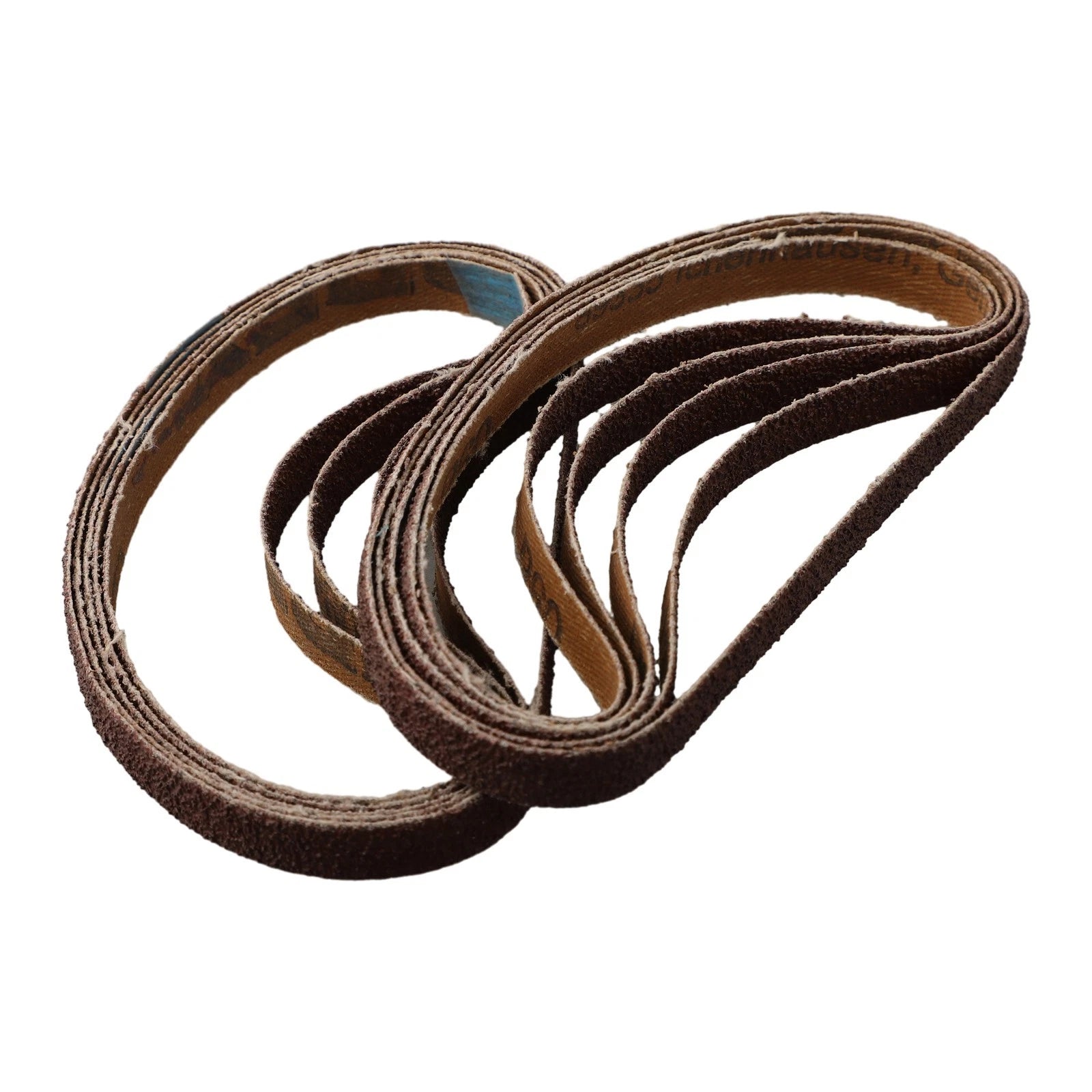 Set of 10 Sanding Belts 330x10mm 80 Grit for Wood Metal Grinding