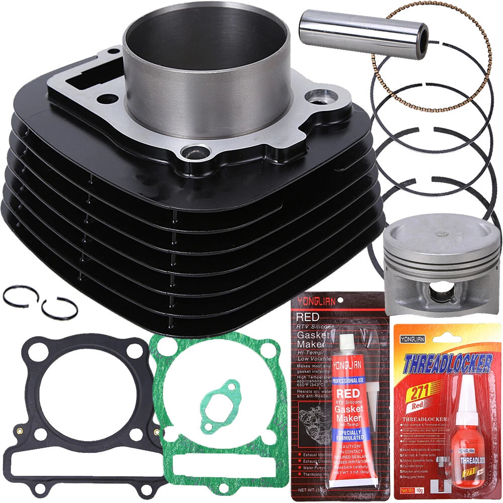Top End Kit Cylinder Piston Gaskets for Yamaha Warrior 350 YFM350X (1987–2004)