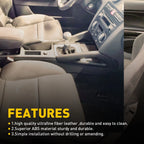 Beige Leather Armrest Center Console Lid for Audi A3 8P (2003-2012)