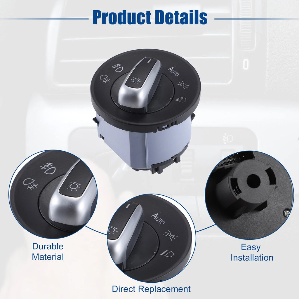 Headlight Switch for Volkswagen Golf (2010–2014)