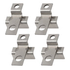 Set of 4 Battery Hold Down Brackets for RV GC2 Battery (6 Volt)