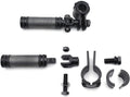 Black Round Diamond Foot Peg Set for Yamaha XV250 XV400 (25mm 32mm)