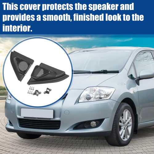 1 Pair Door Tweeter Speaker Panel Cover Trim for Toyota Corolla (2014–2018)