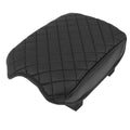 Console Lid Armrest Pad Cover for Toyota Tacoma (2016–2020) Black Microfiber Leather