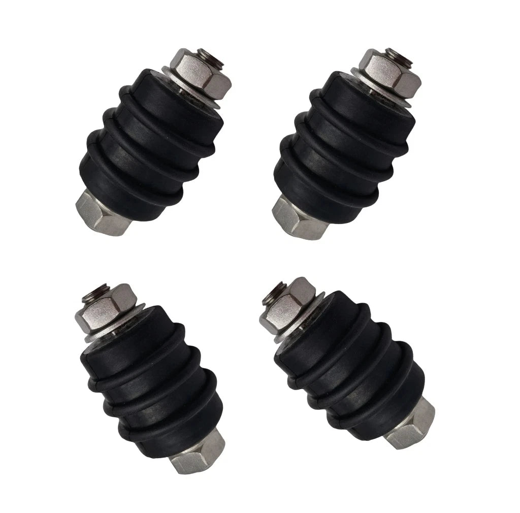 Set of 4 Upper Front Motor Mounts for Johnson Evinrude 20-35 HP (N/A) - 331812