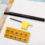 10 Pcs SCLCR Boring Bar with CCMT09T304 Blade 95° Carbon Steel