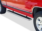 Set of 2 Polished Side Bars for Chevy GMC CK Pickup (1988–1998)