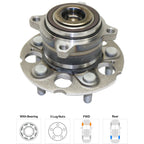 Wheel Hubs for Honda CR-V (2007–2011) Rear Left & Right with Bearing & Sensor