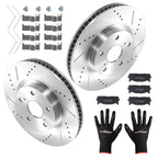 Front Brake Rotors and Pads Kit for Toyota Avalon Camry/Lexus ES300h ES350 (2013–2020) 31434