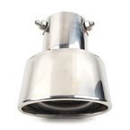 Rear Exhaust Pipe Tail Muffler Tip for - Silver Stainless Steel