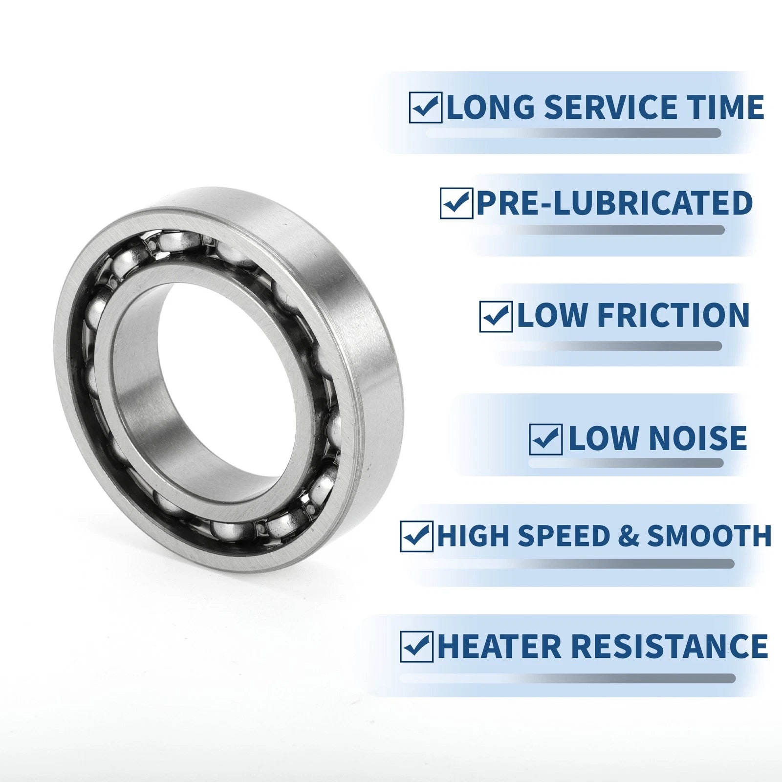 Deep Groove Ball Bearing 25x42x9mm for Scooter Skateboard (1 Pc)