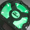 Green LED Chrome Engine Clutch Cover for Suzuki GSXR 600 750 1000 (2001–2005)