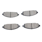 Set of 4 Front Ceramic Brake Pads for Jeep Grand Cherokee (2005–2010)